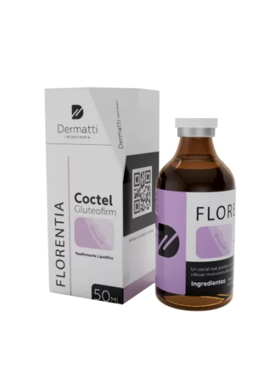 MESOTERAPIA PARA GLUTEO FLORENTIA Coctel GlúteoFirm  Aumenta las células musculares del glúteo, volumen y firmeza   | 50 ml | Mesoterapia Dermatti