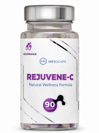 Rejuvene-C 90 cápsulas – Colágeno Hidrolizado + Ácido Hialurónico   Natural Wellness Formula | Mesocaps
