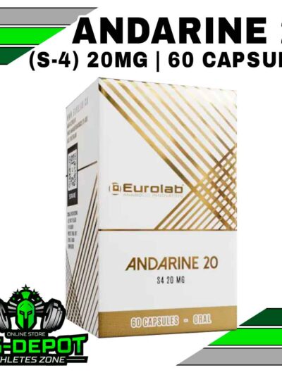 Andarine 20 mg S-4 Sarms Eurolab 60 cápsulas Big Depot original