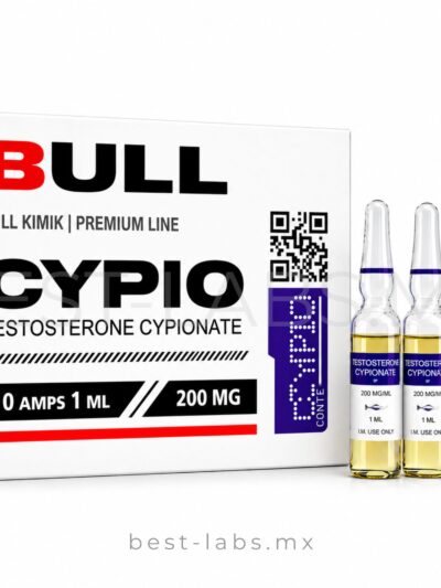 Cipionato de Testosterona 200mg – 10 ampolletas de 1ml | Bull Kimik