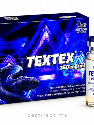 Textex 350mg (Cipionato de Testosterona) 20ml | British Dispensary