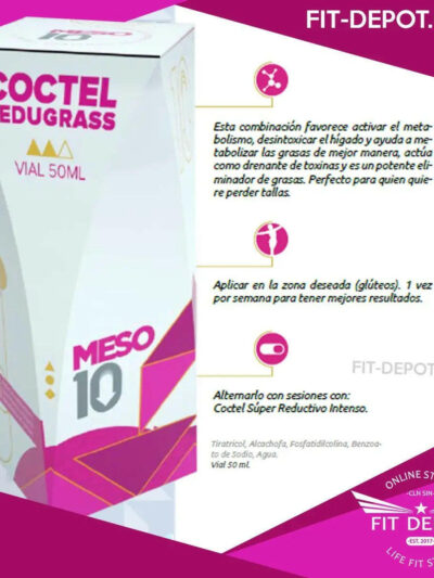 Coctel Redugras / TRIAC, Alcachofa, Fosfatildicolina - 50 ML | Meso 10 - mesoterapia