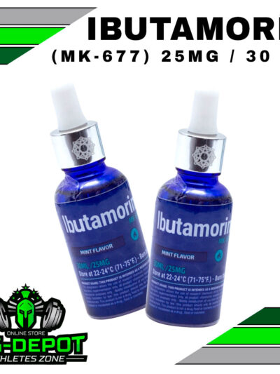 Ibutamorén 25 mg MK-677 Synerlab 30 ml frasco Big Depot original
