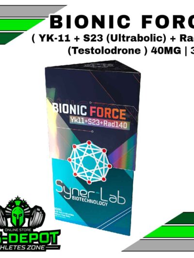 Bionic force 40 mg sarms yk11 s23 rad140 Synerlab 30 ml frasco Big Depot original