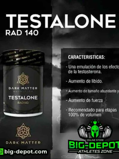 TESTOLONE (Testolodrone / RAD140) 60 tabletas (30 servicios de 2 TABS | 10 mg x TAB) | SARMS DARK MATTER - SARMS