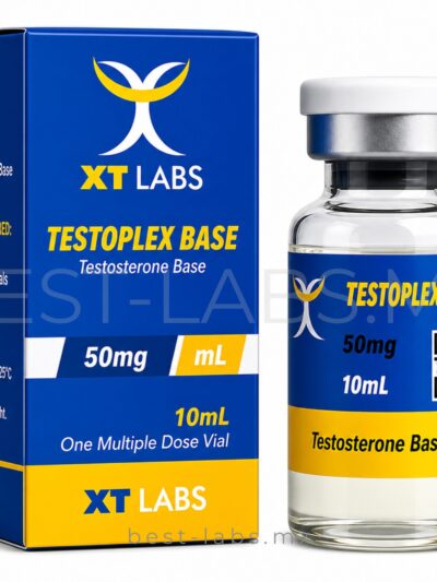 Testoplex Base Agua 50 mg/ml (Testosterona base en suspensión acuosa) frasco con 10 ml | XT Labs