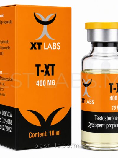 TXT-400 300 mg/ml (Testosterona Cipionato) + 100 mg/ml (Testosterona Propionato) frasco con 10 ml | XT Labs