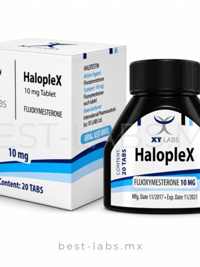 HaloPlex 10 mg (Halotestin / Fluoxymesterona) frasco con 20 tabletas | XT Labs