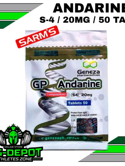 Andarine 20 mg S-4 SARMS Geneza 50 tabletas Big Depot original