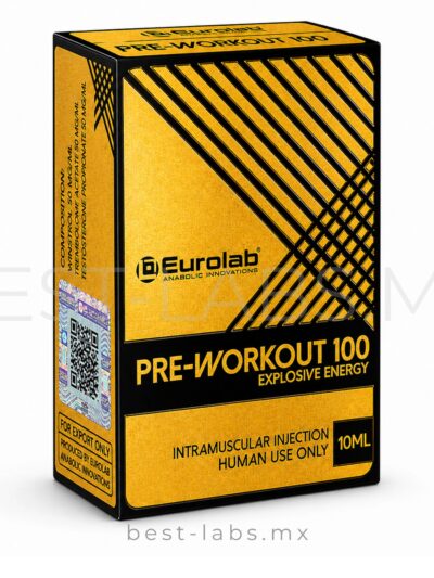 Pre-Workout 100 – Trembolona + Stanozolol + Testosterona Base 100 mg/ml 10 ml | Eurolab
