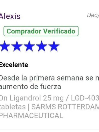 Ligandrol 25 mg / LGD-4033 / 30 tabletas | SARMS ROTTERDAM PHARMACEUTICAL - SARM