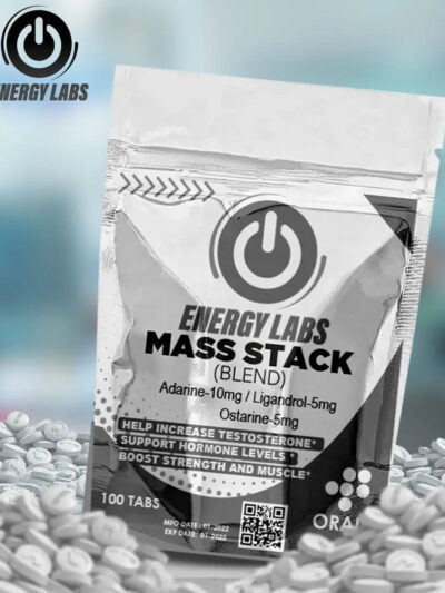 MASS STACK / CICLO Andarine + Ligandrol + Ostarine / Combinación precisa para un correcto ceecimiento muescular de manera magra y fuerza máxima / ENERGY LABS - SARMS