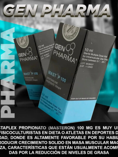 MAST P 100 / DROSTANOLONE PROPIONATE (MASTERON) 100 MG 10 ml / GEN PHARMA - esteroides