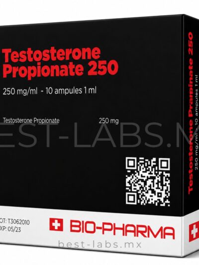Testosterona Propionato 250 mg/ml 10 ampolletas de 1ml | BioPharma