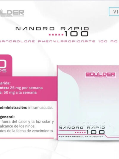 NANDRO RAPID 100 mg (DECA) - (Fenilpropionato de Nandrolona) 10 ampolletas de 1 ml C/U - Boulder Pharmaceutical - esteroides