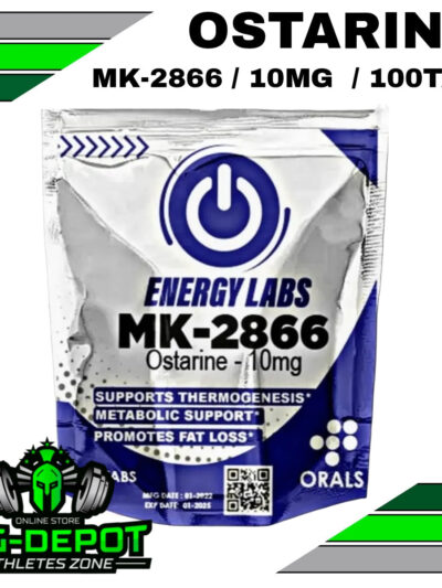 Ostarine 10 mg MK-2866 Energy Labs 60 tabletas Big Depot original