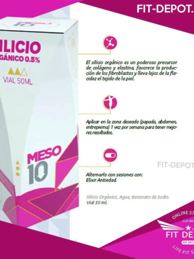 Silicio Orgánico 0.5% - VIAL DE 50 ML | Meso 10 - mesoterapia