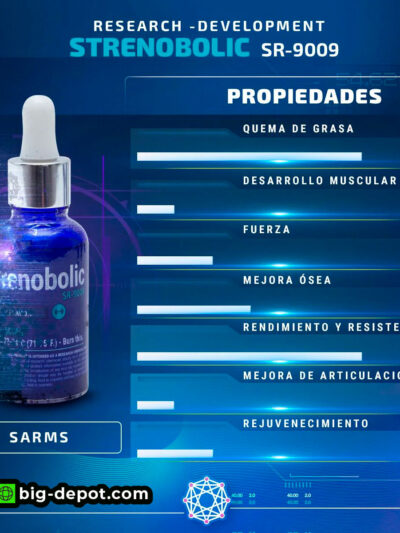 Strenobolic (SR-9009) 50mg / 30ml | SARMS SYNERLAB - SARM