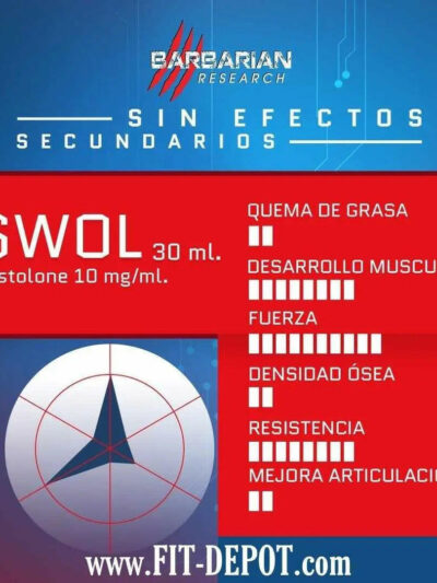 SWOL (Testolone) 10MG/ML - 30ML | SARMS BARBARIAN RESEARCH - FIT Depot de México