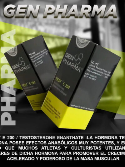 TEST E 200 / TESTOSTERONE ENANTHATE 200MG / GEN PHARMA - esteroides