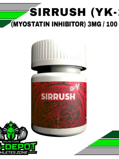 Sirrush 3 mg YK-11 inhibidor miostatina Dragon Pharma 100 tabletas Big Depot original